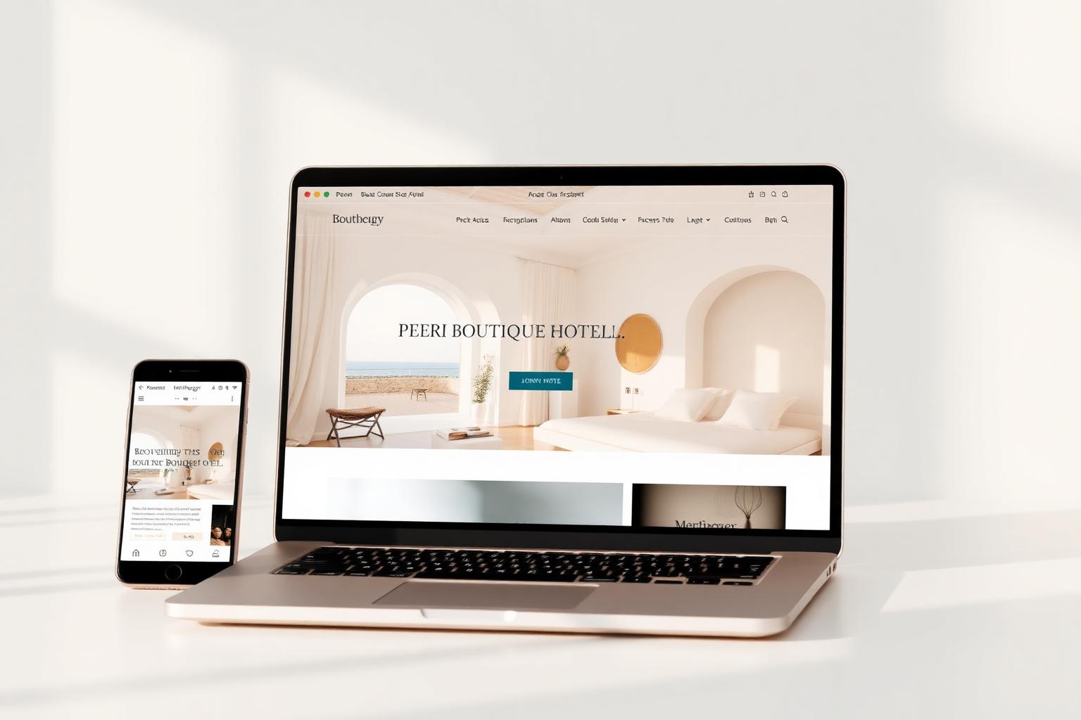 Ιστοσελίδα boutique hotel