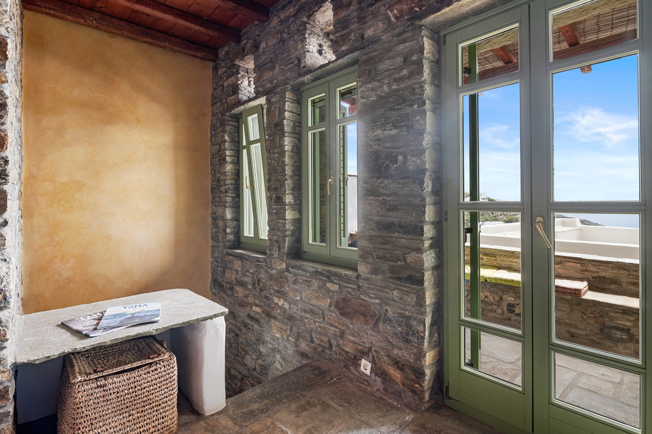 Sea View House in Triandaros - Πολυτελής βίλα προς ενοικίαση στην Τήνο 1 υπνοδωμάτια